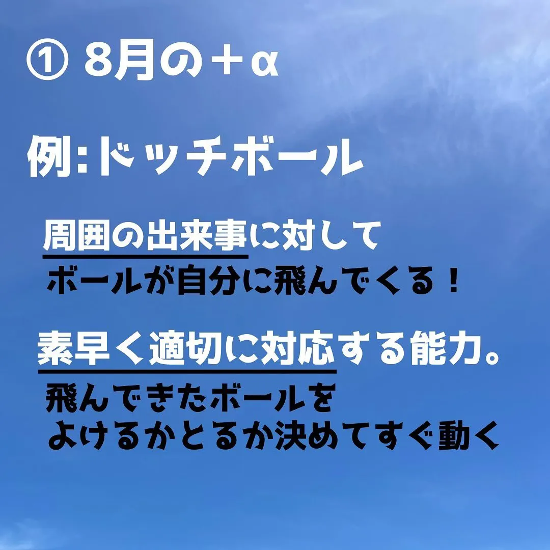 今月の＋α